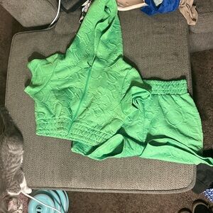 Green Juniors Bottoms Set
